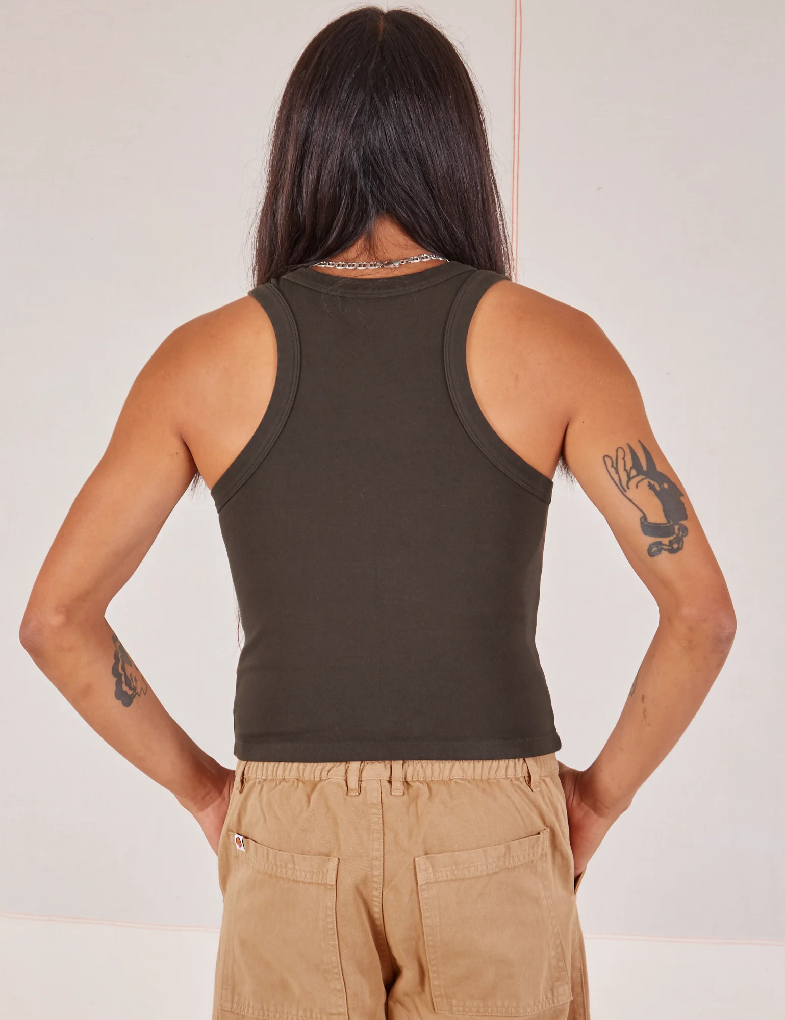 Racerback Tank - Espresso Brown - Image 7