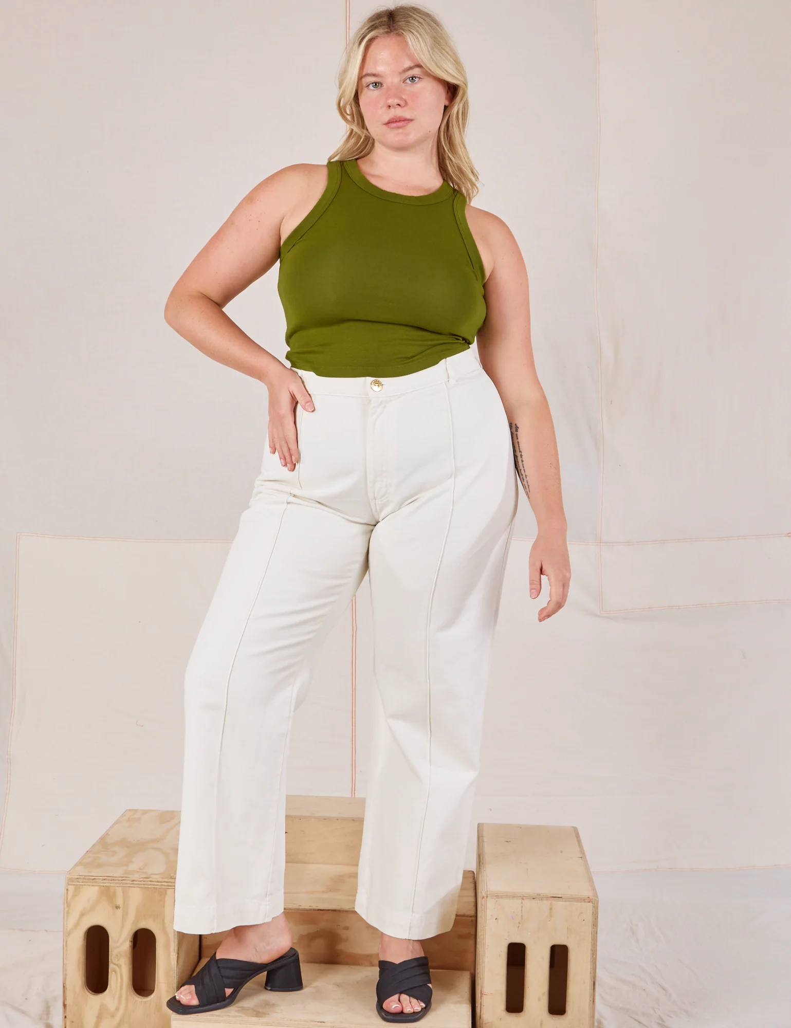 Racerback Tank - Summer Olive - Image 16