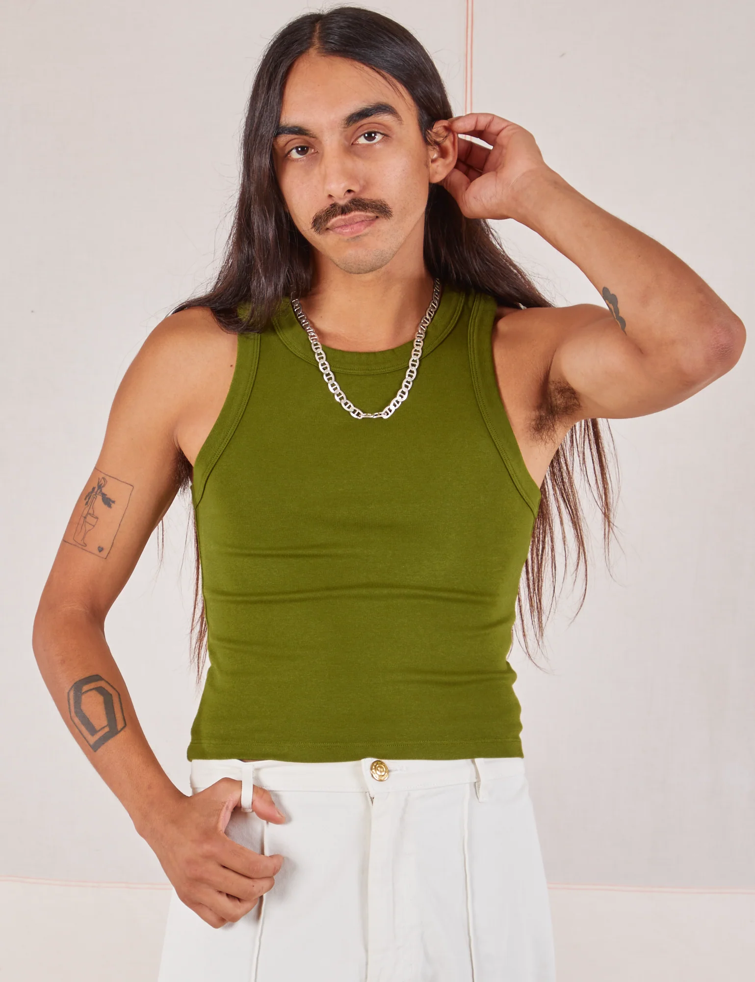 Racerback Tank - Summer Olive - Image 20