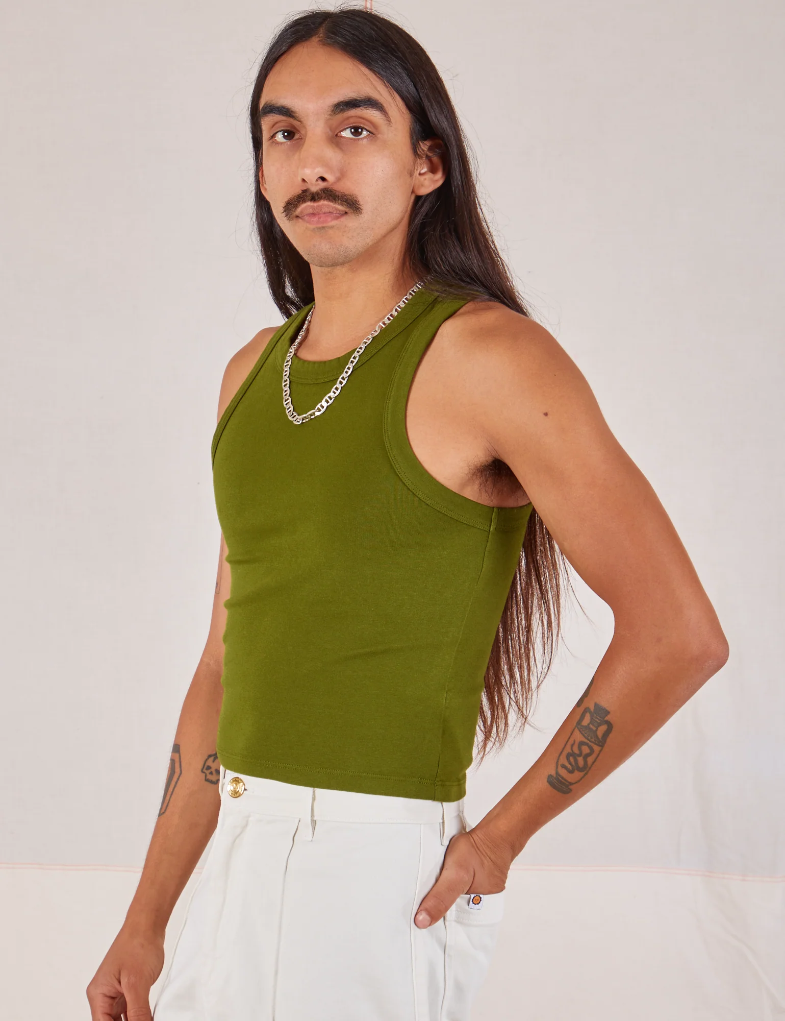 Racerback Tank - Summer Olive - Image 22