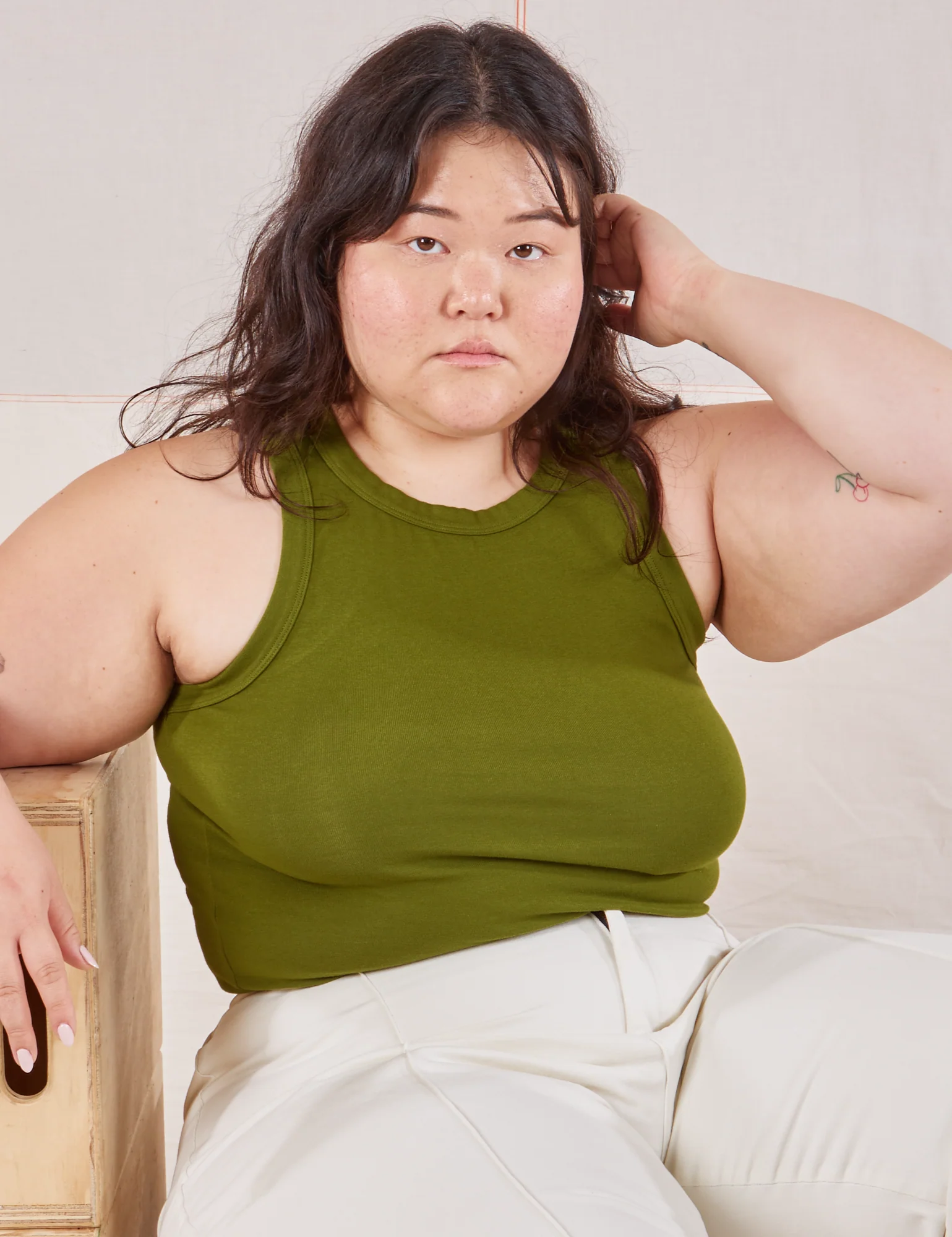 Racerback Tank - Summer Olive - Image 7