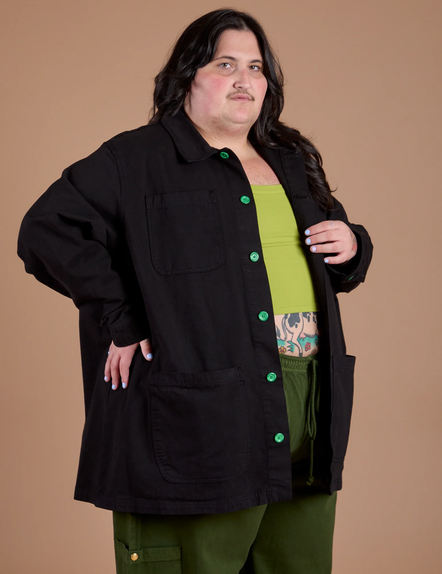 Ripstop Field Coat - Basic Black - Image 4