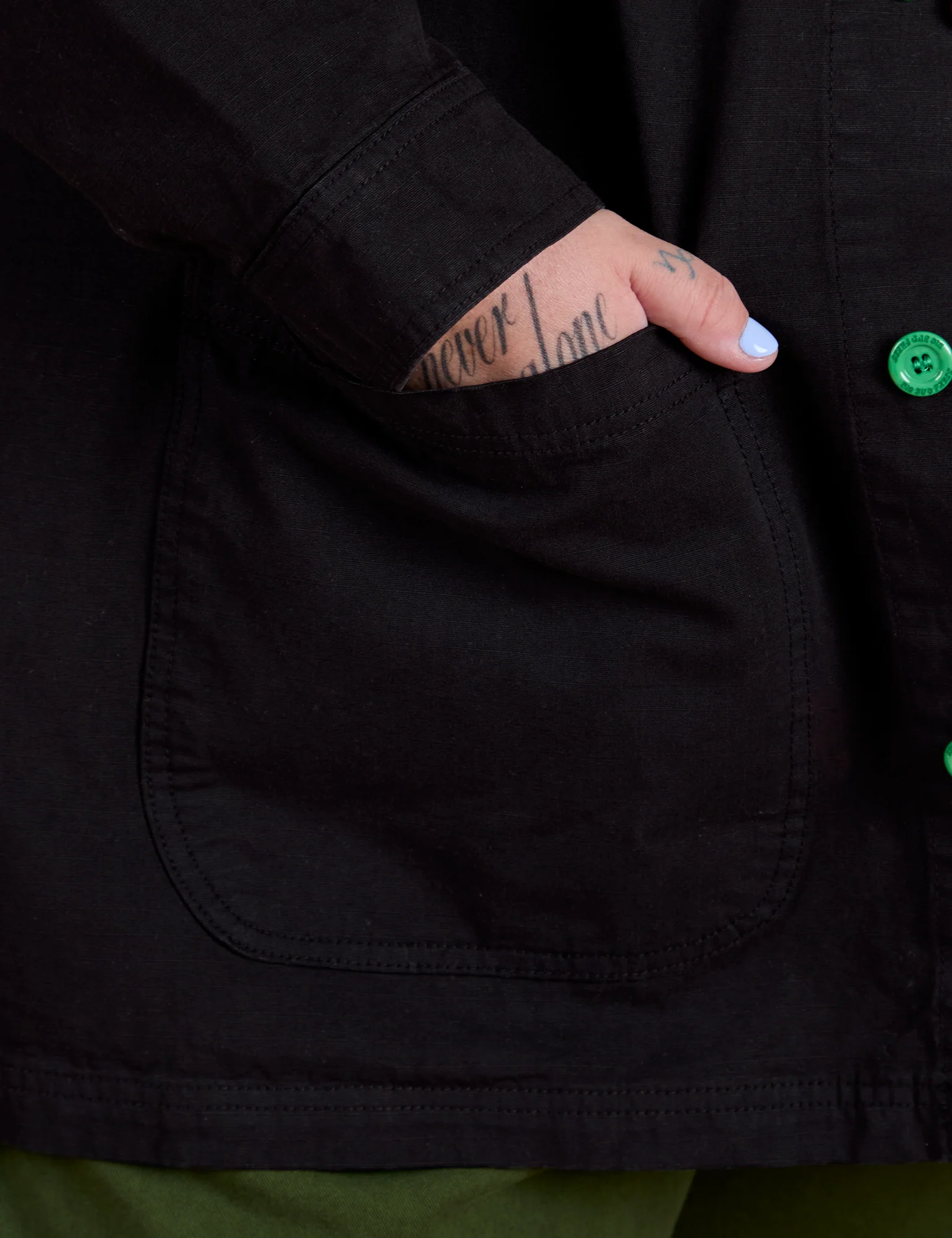 Ripstop Field Coat - Basic Black - Image 5