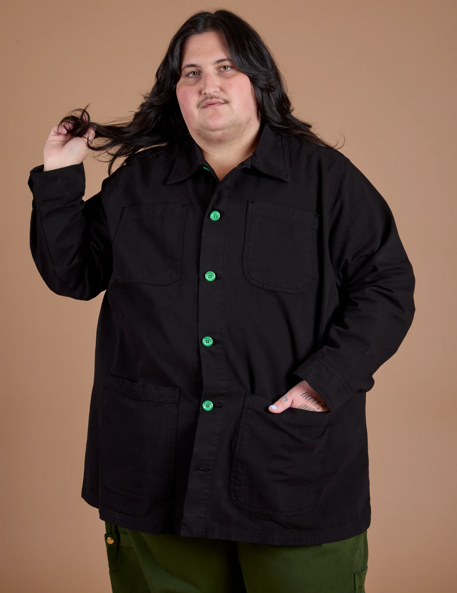 Ripstop Field Coat - Basic Black - Image 7