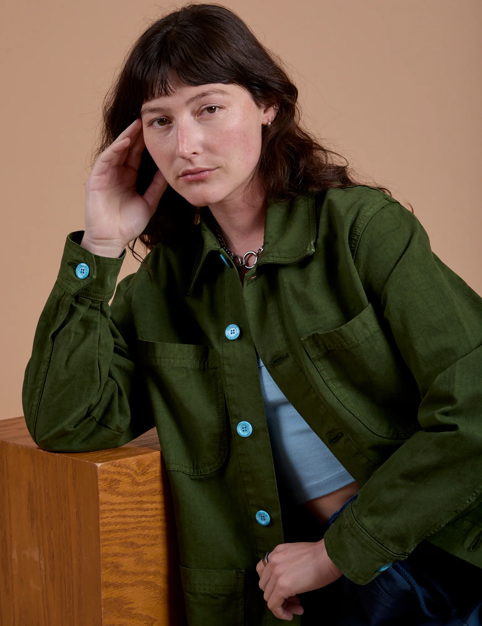Ripstop Field Coat - Evergreen - Image 10