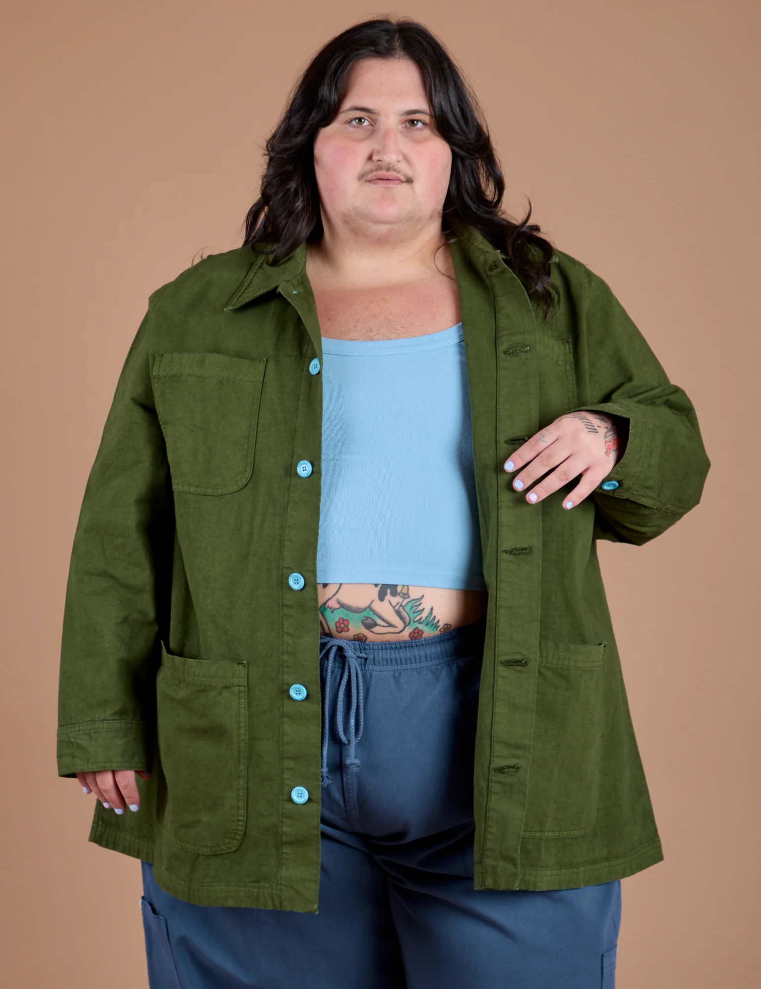 Ripstop Field Coat - Evergreen - Image 12