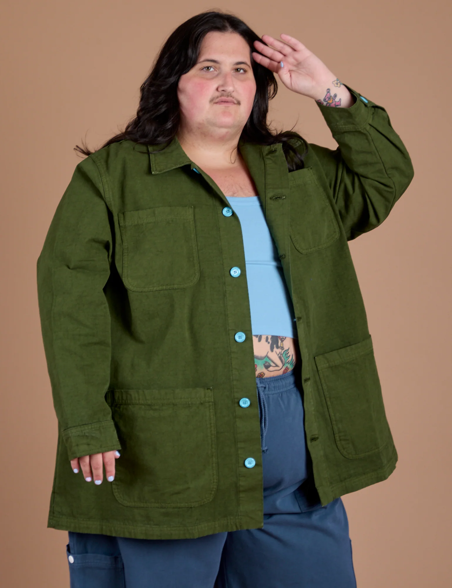 Ripstop Field Coat - Evergreen - Image 16