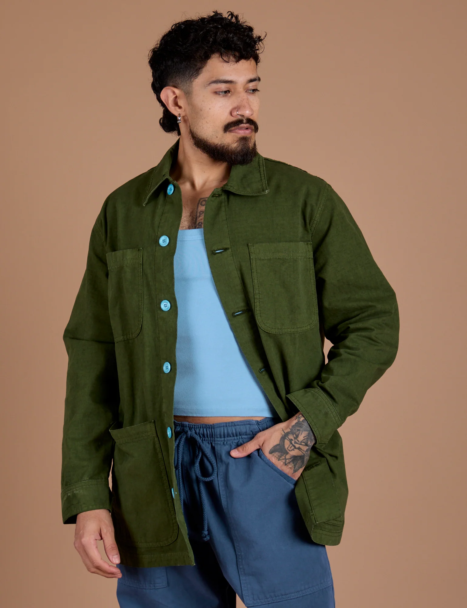 Ripstop Field Coat - Evergreen - Image 20