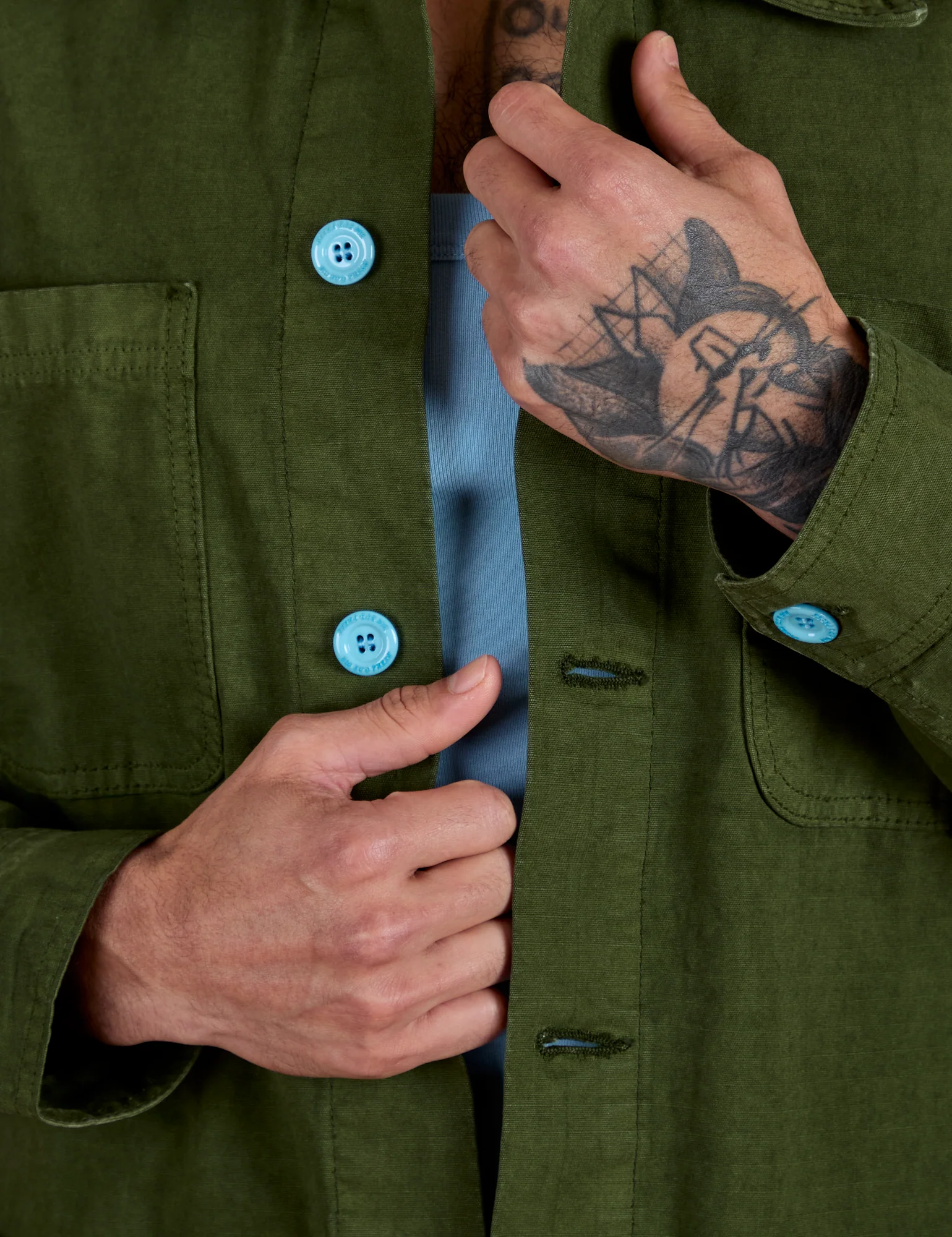 Ripstop Field Coat - Evergreen - Image 21