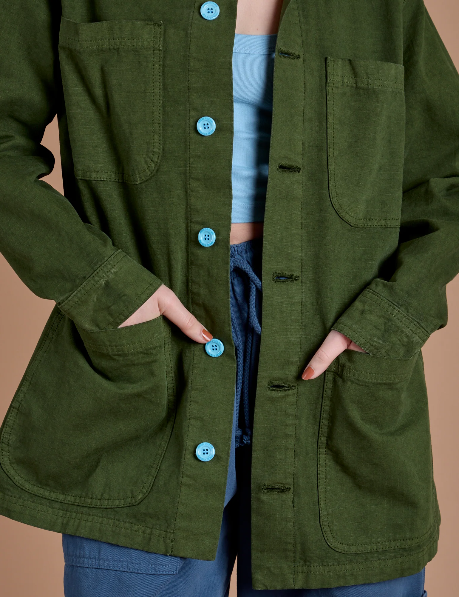 Ripstop Field Coat - Evergreen - Image 6