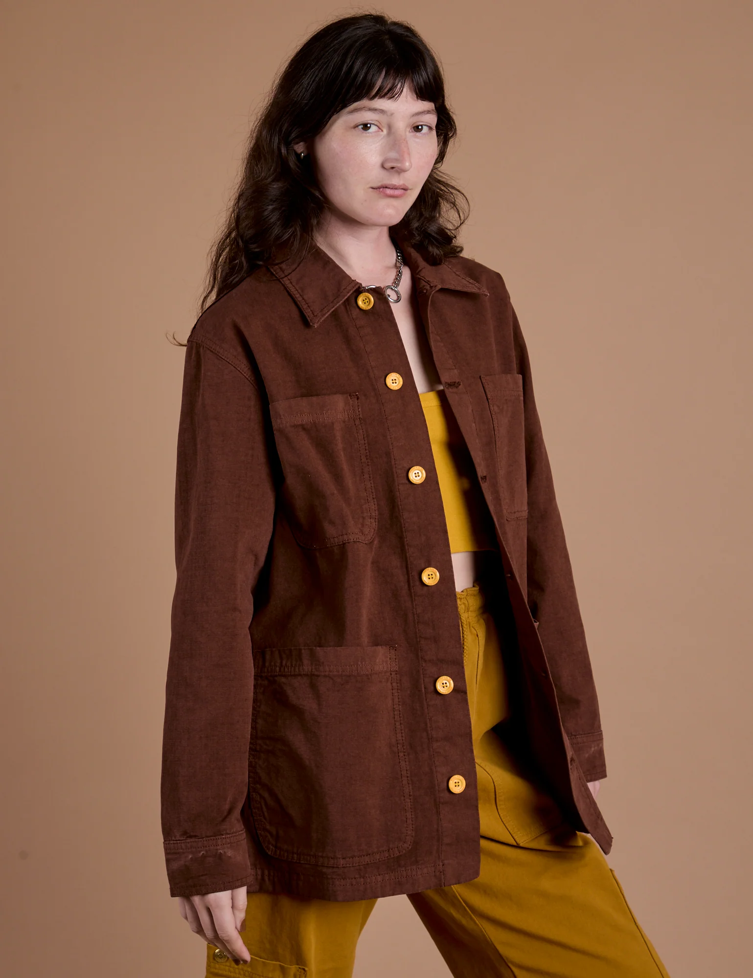 Ripstop Field Coat - Fudgesicle Brown - Image 12