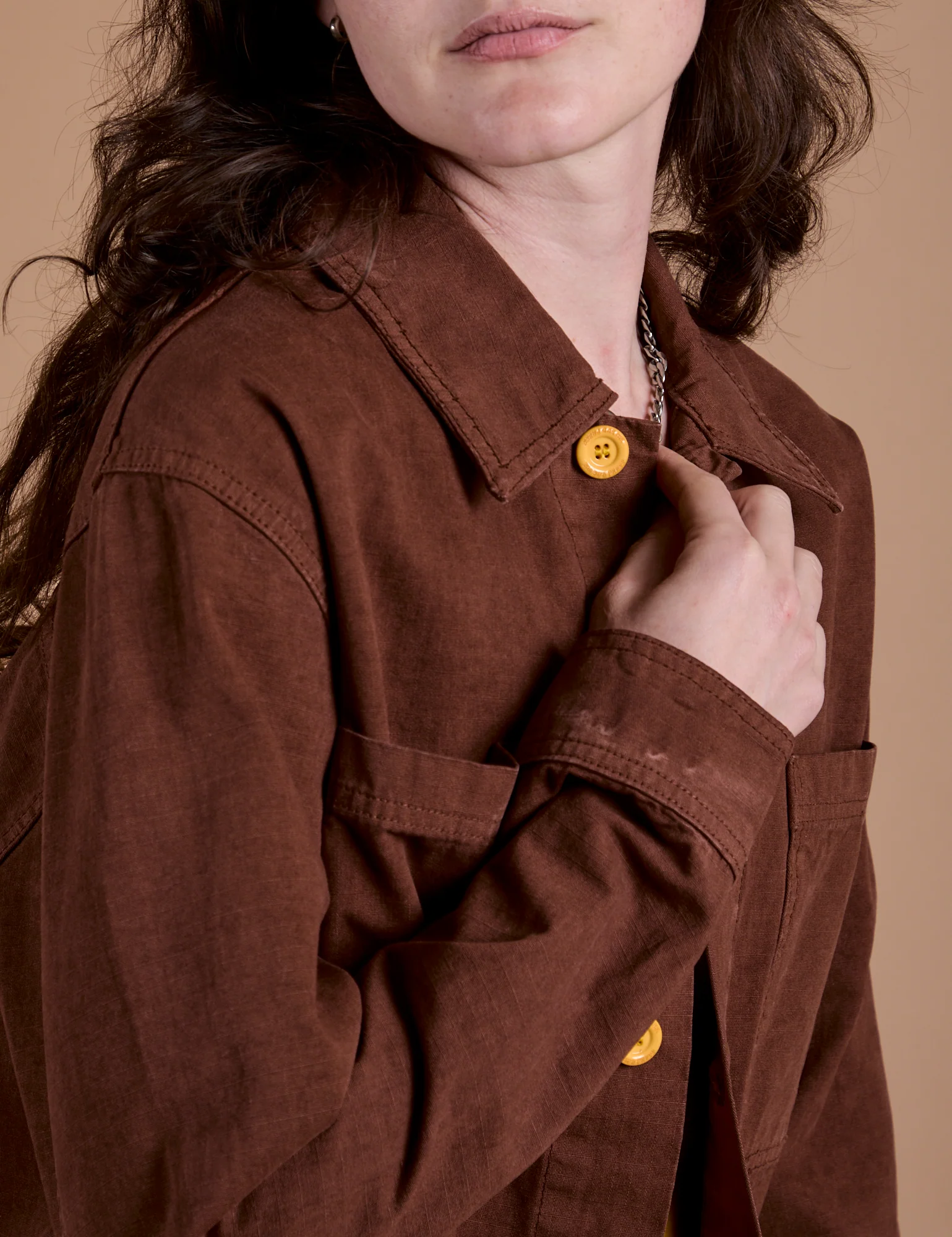 Ripstop Field Coat - Fudgesicle Brown - Image 13