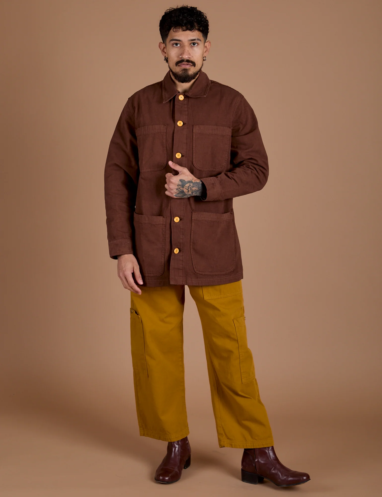 Ripstop Field Coat - Fudgesicle Brown - Image 7