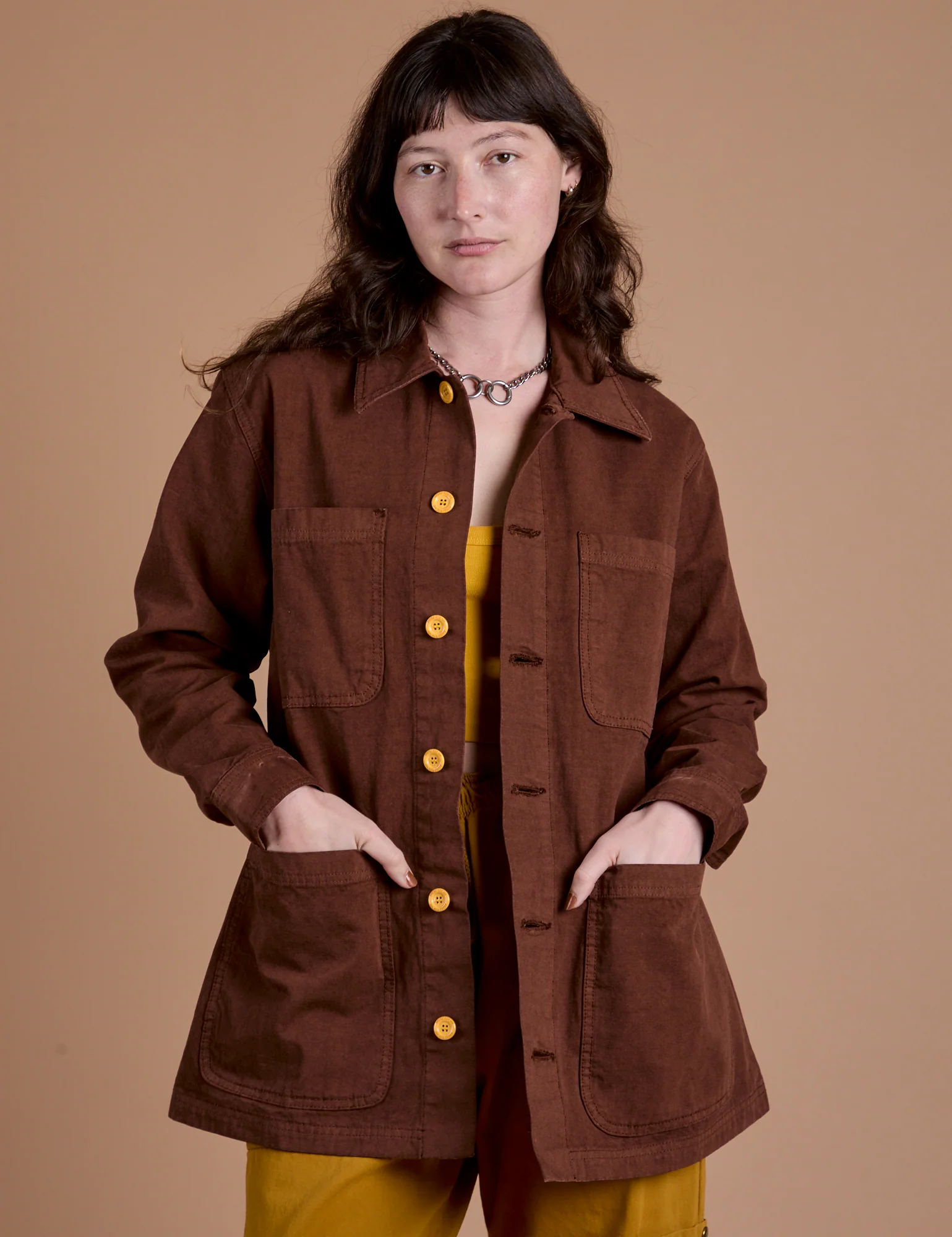 Ripstop Field Coat - Fudgesicle Brown - Image 9