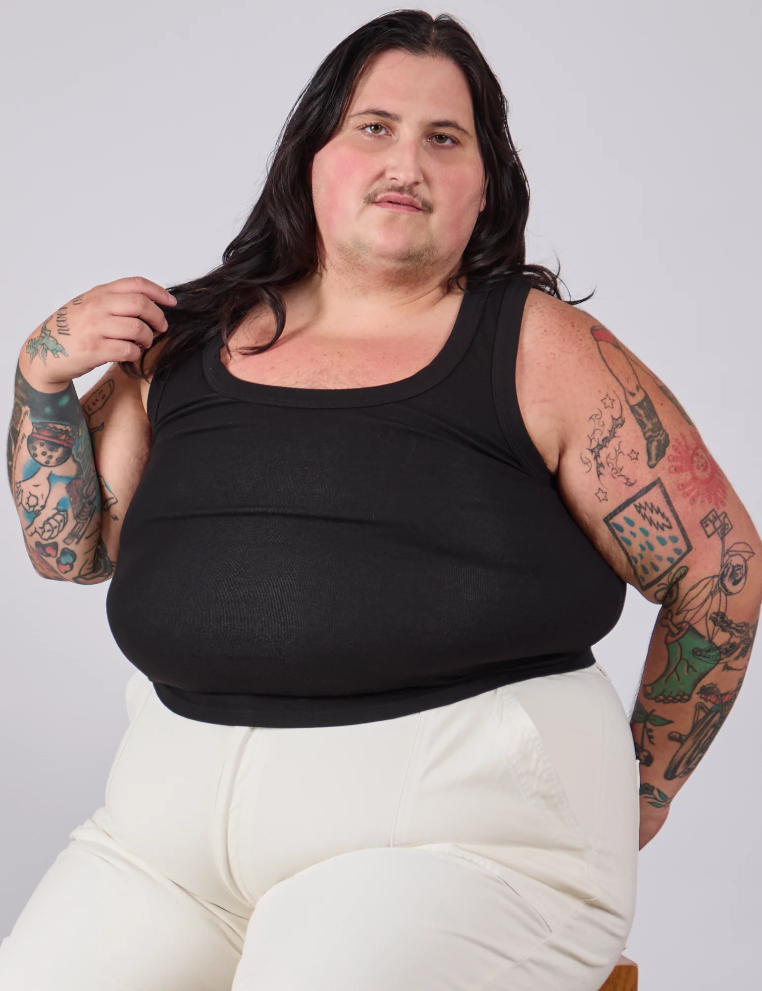 The Tank Top - Basic Black - Image 7