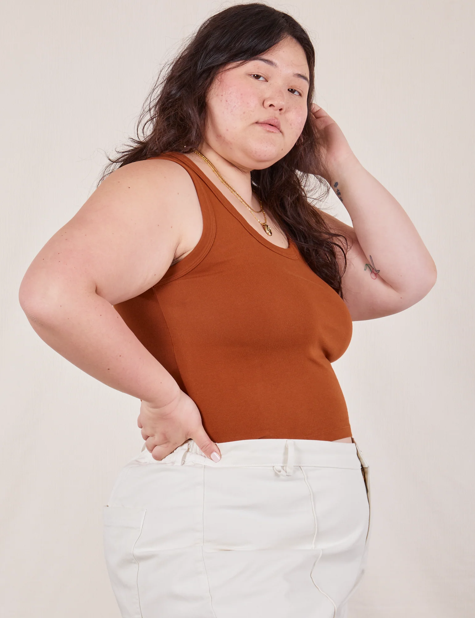 The Tank Top - Burnt Terracotta - Image 27