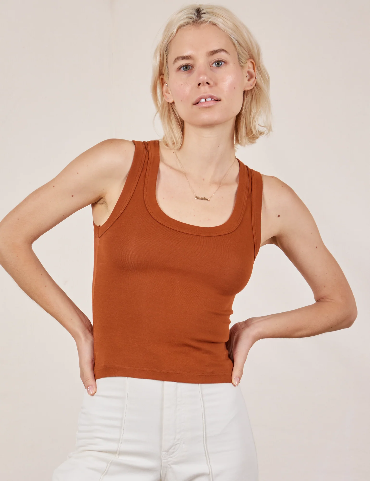 The Tank Top - Burnt Terracotta - Image 3