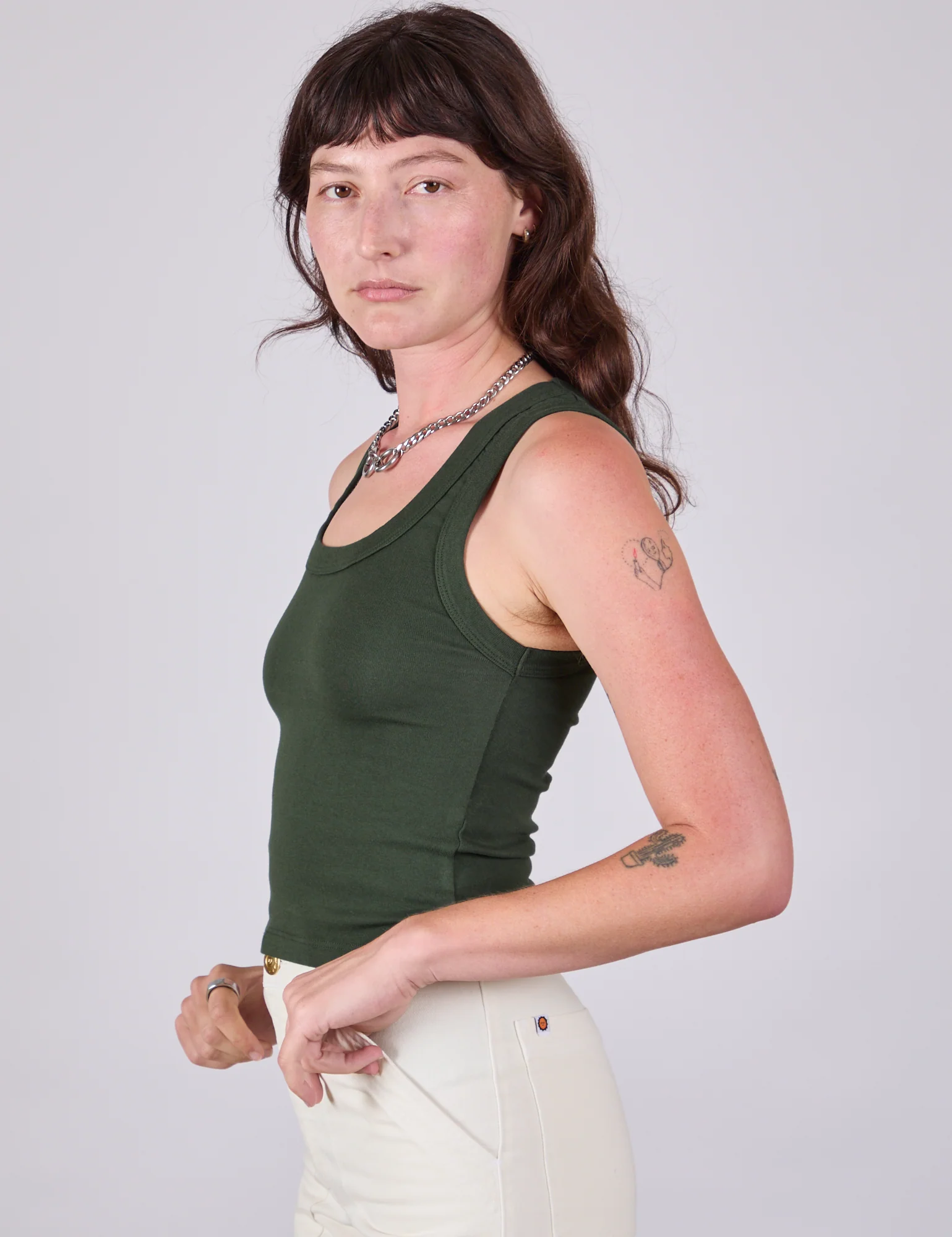 The Tank Top - Swamp Green - Image 10