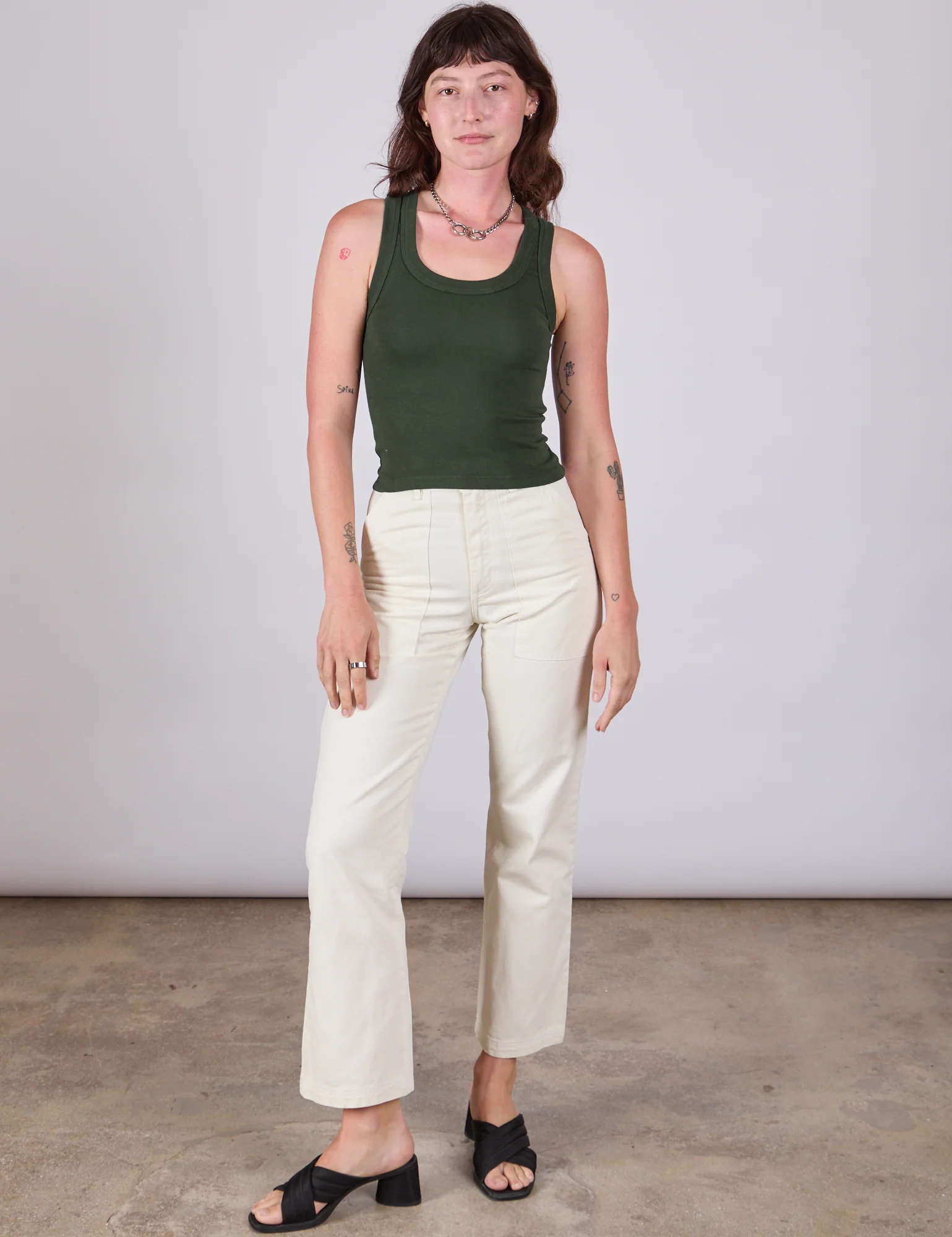 The Tank Top - Swamp Green - Image 11