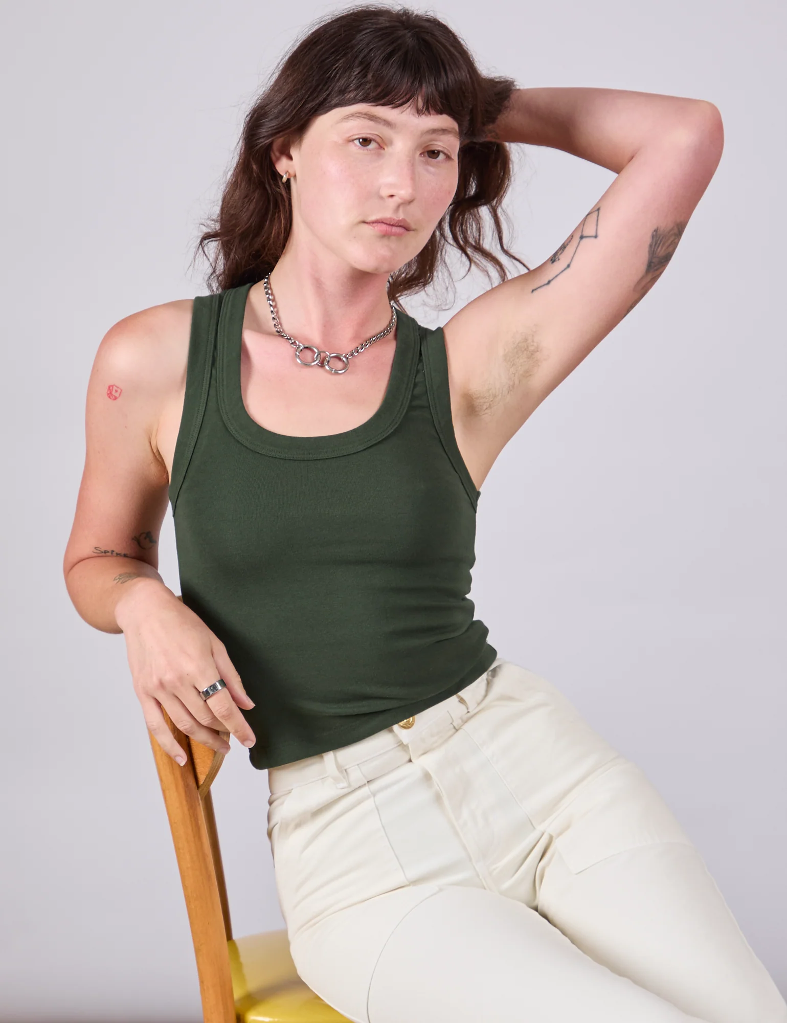 The Tank Top - Swamp Green - Image 13