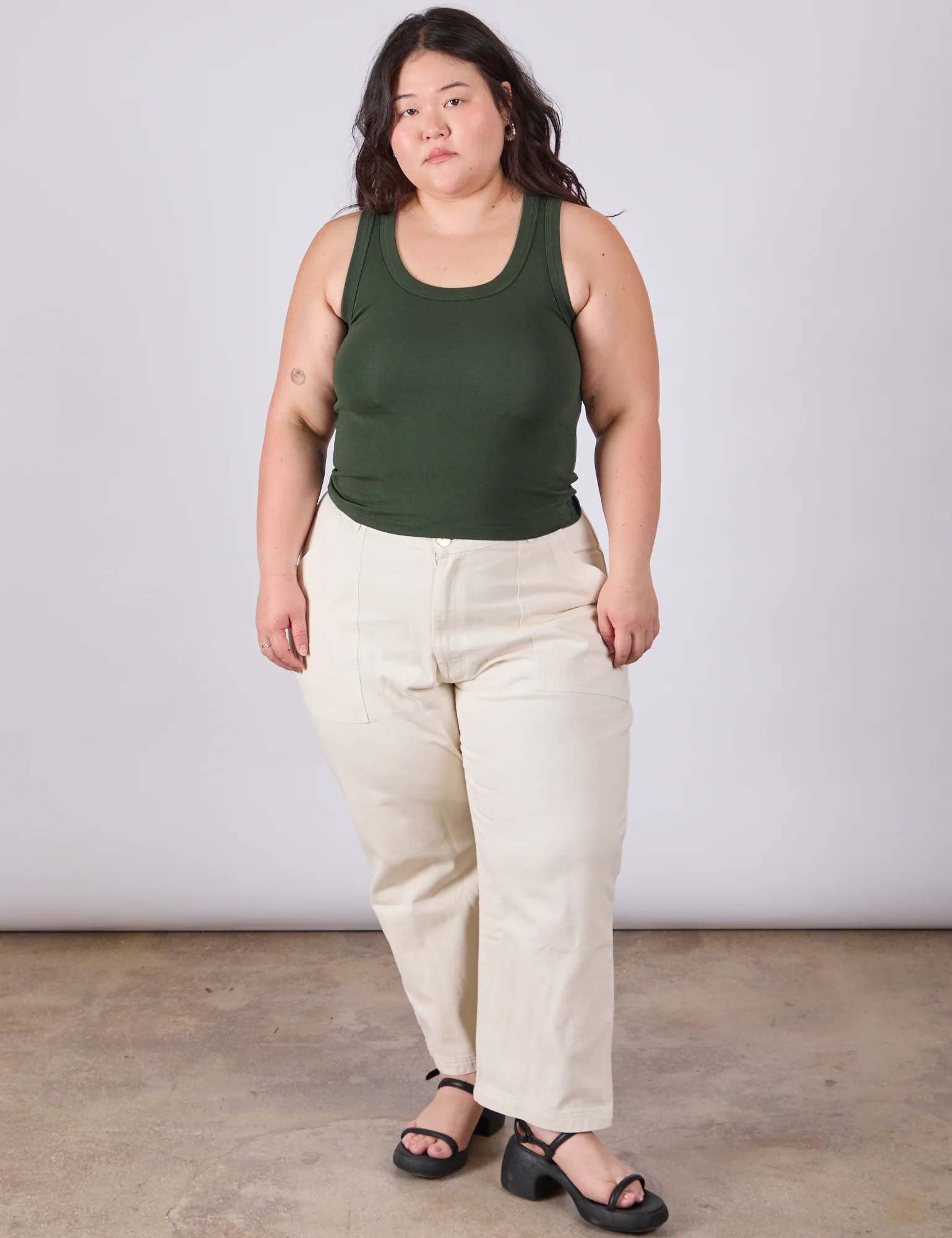 The Tank Top - Swamp Green - Image 3