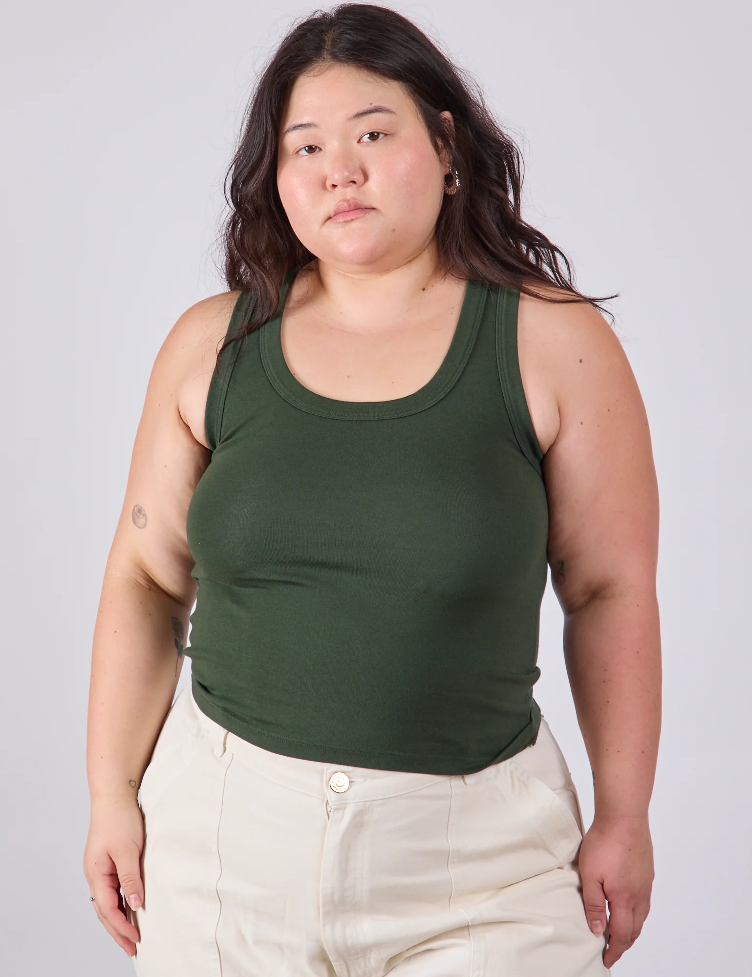 The Tank Top - Swamp Green - Image 4