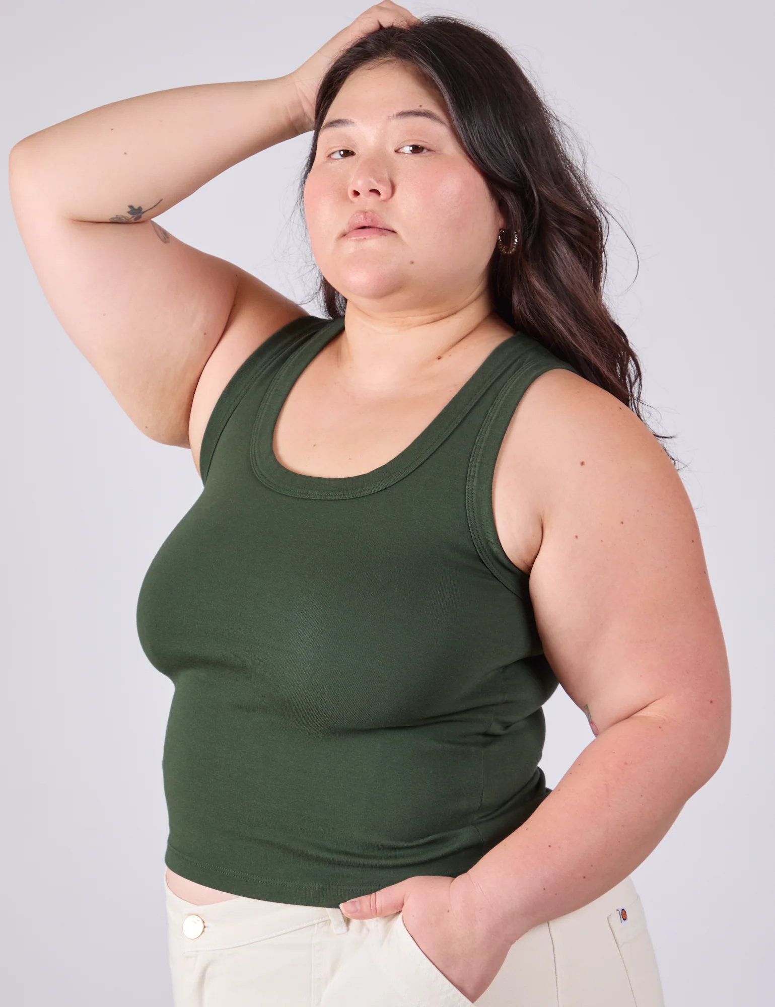 The Tank Top - Swamp Green - Image 5