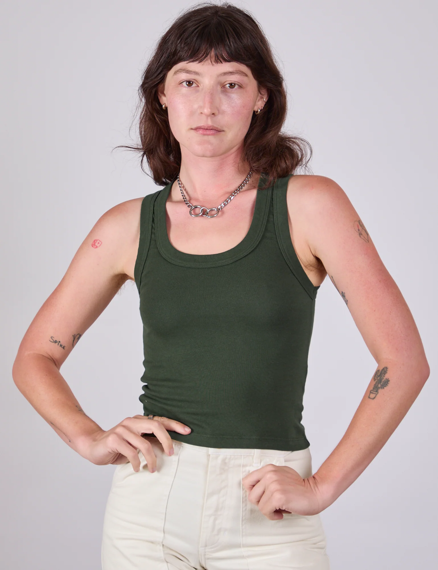 The Tank Top - Swamp Green - Image 9