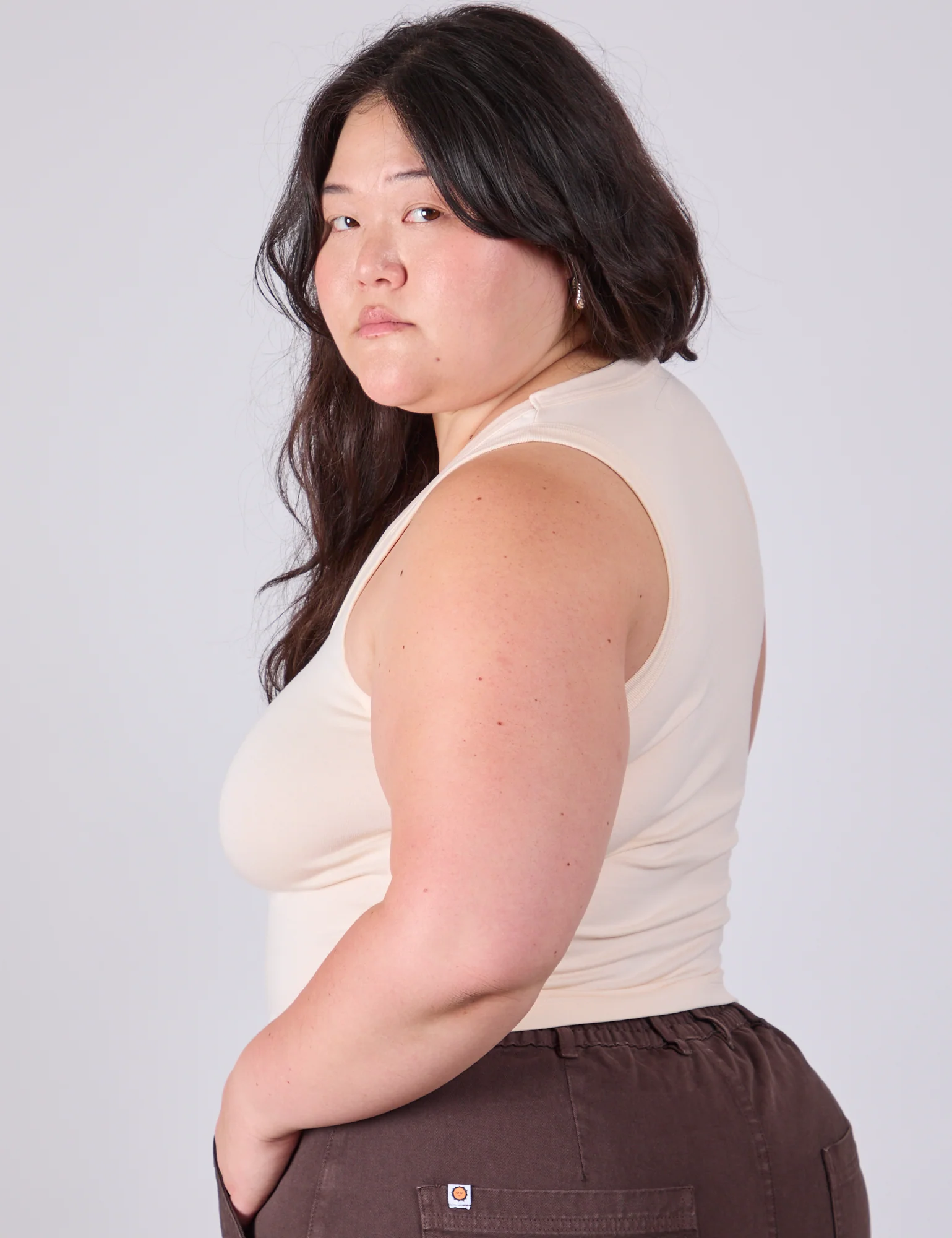 The Tank Top - Vintage Tee Off-White - Image 11