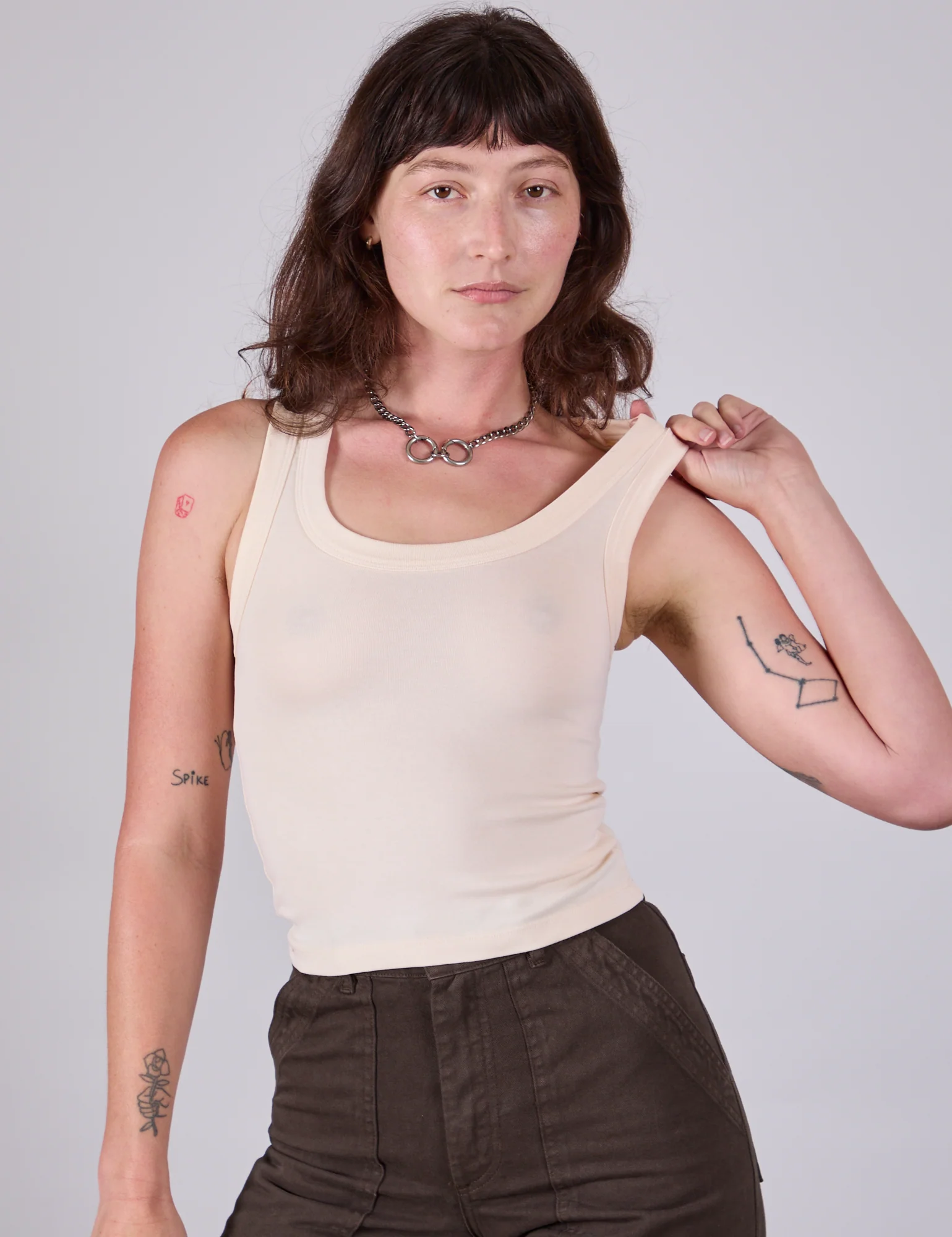 The Tank Top - Vintage Tee Off-White - Image 3