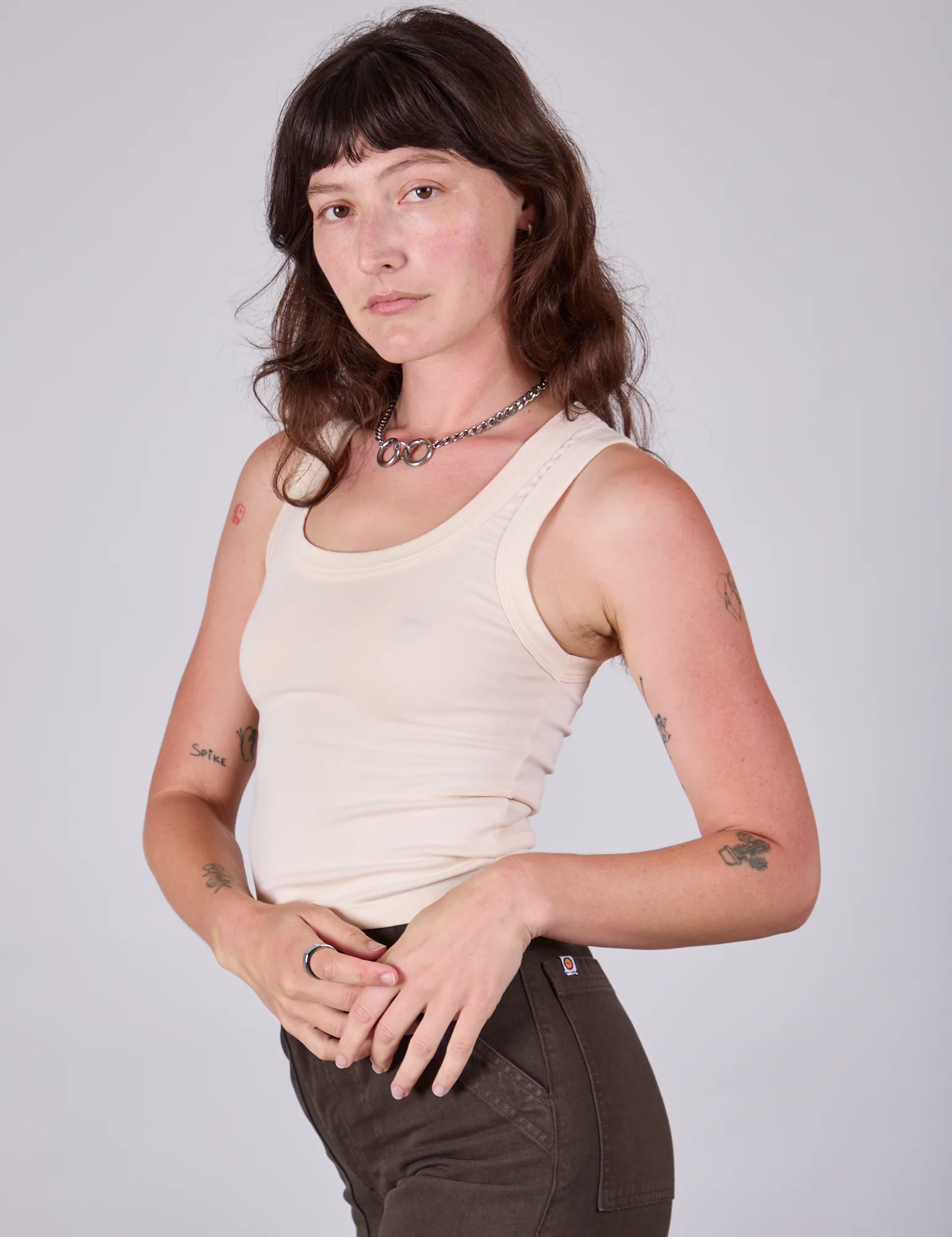 The Tank Top - Vintage Tee Off-White - Image 4