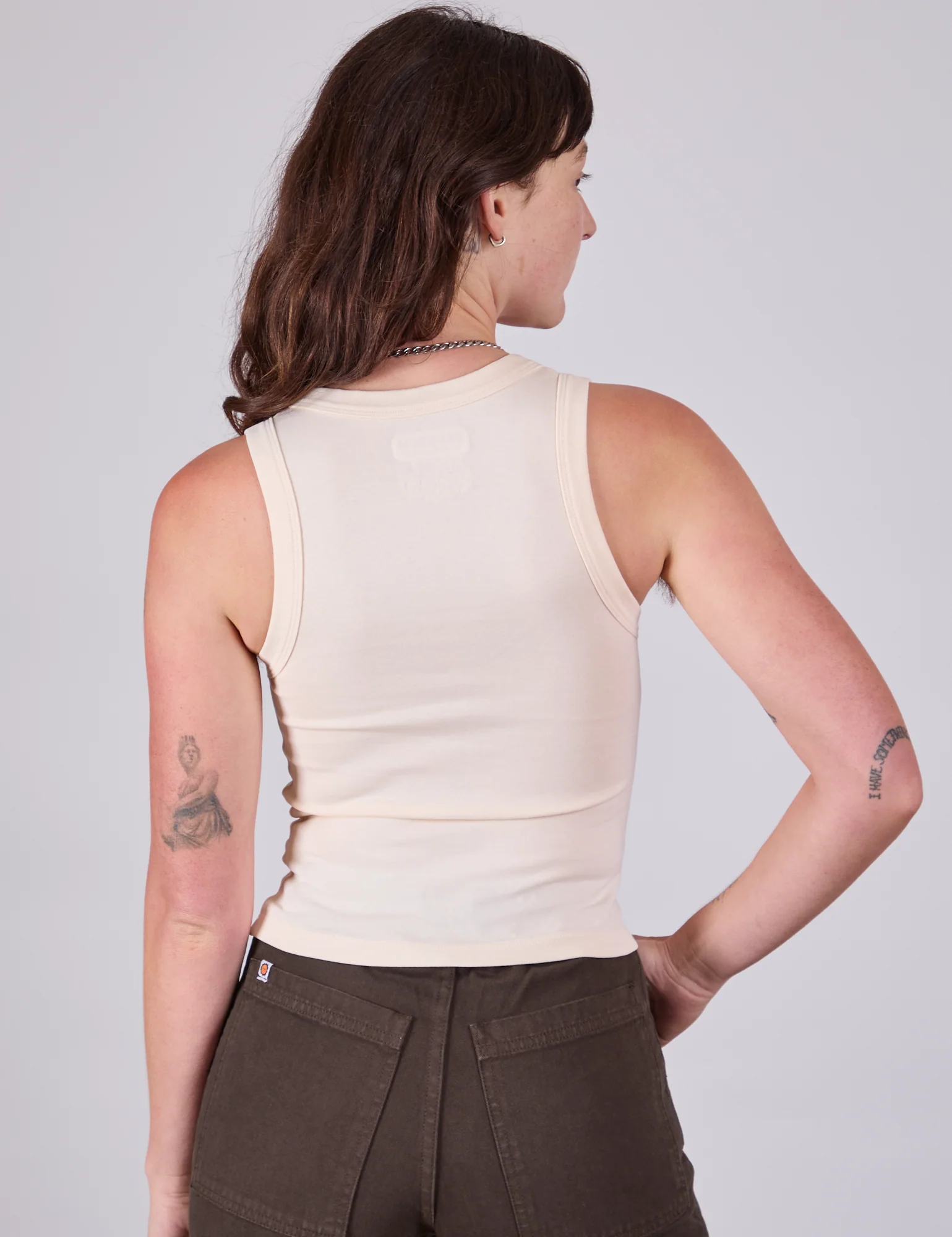 The Tank Top - Vintage Tee Off-White - Image 5