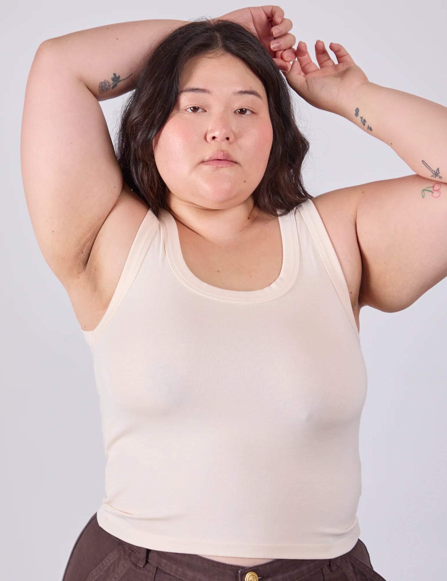 The Tank Top - Vintage Tee Off-White - Image 9