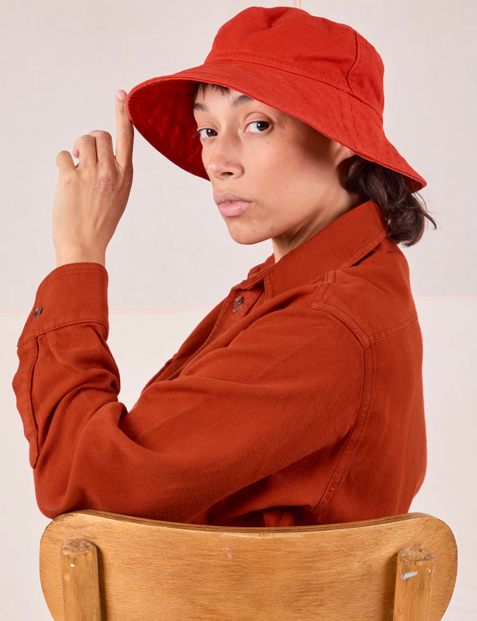 Wide Brim Denim Bucket Hats - Image 5