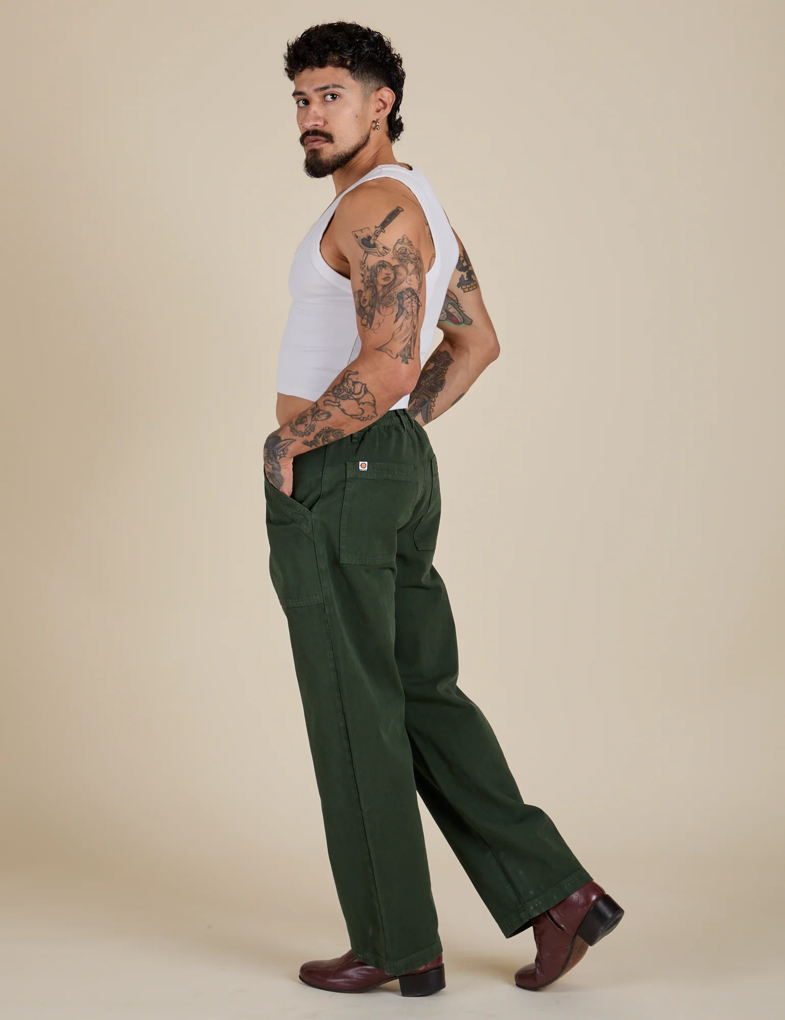 Work Pants - Swamp Green - Image 27