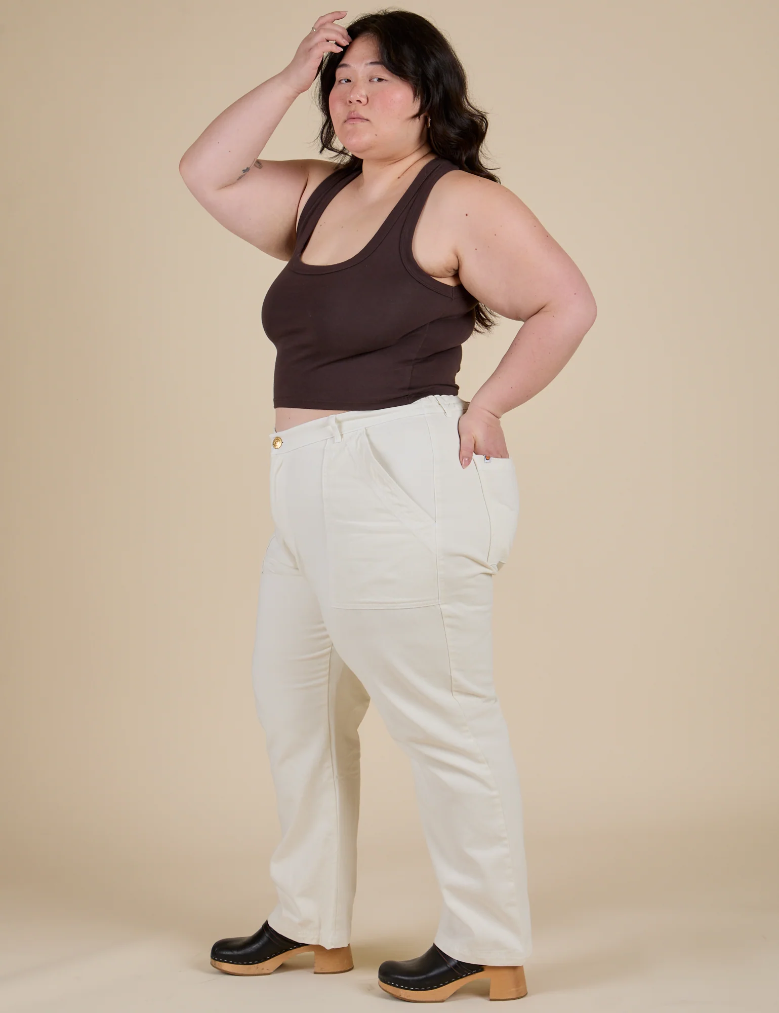 Work Pants - Vintage Tee White - Image 21