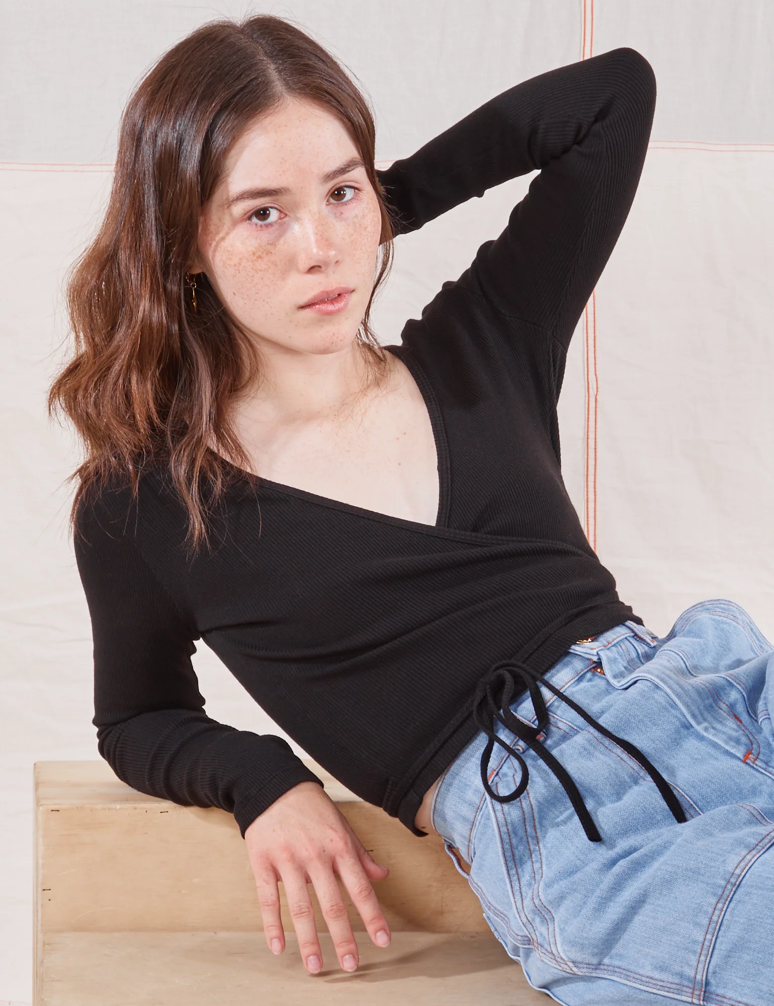 Wrap Top - Basic Black - Image 13