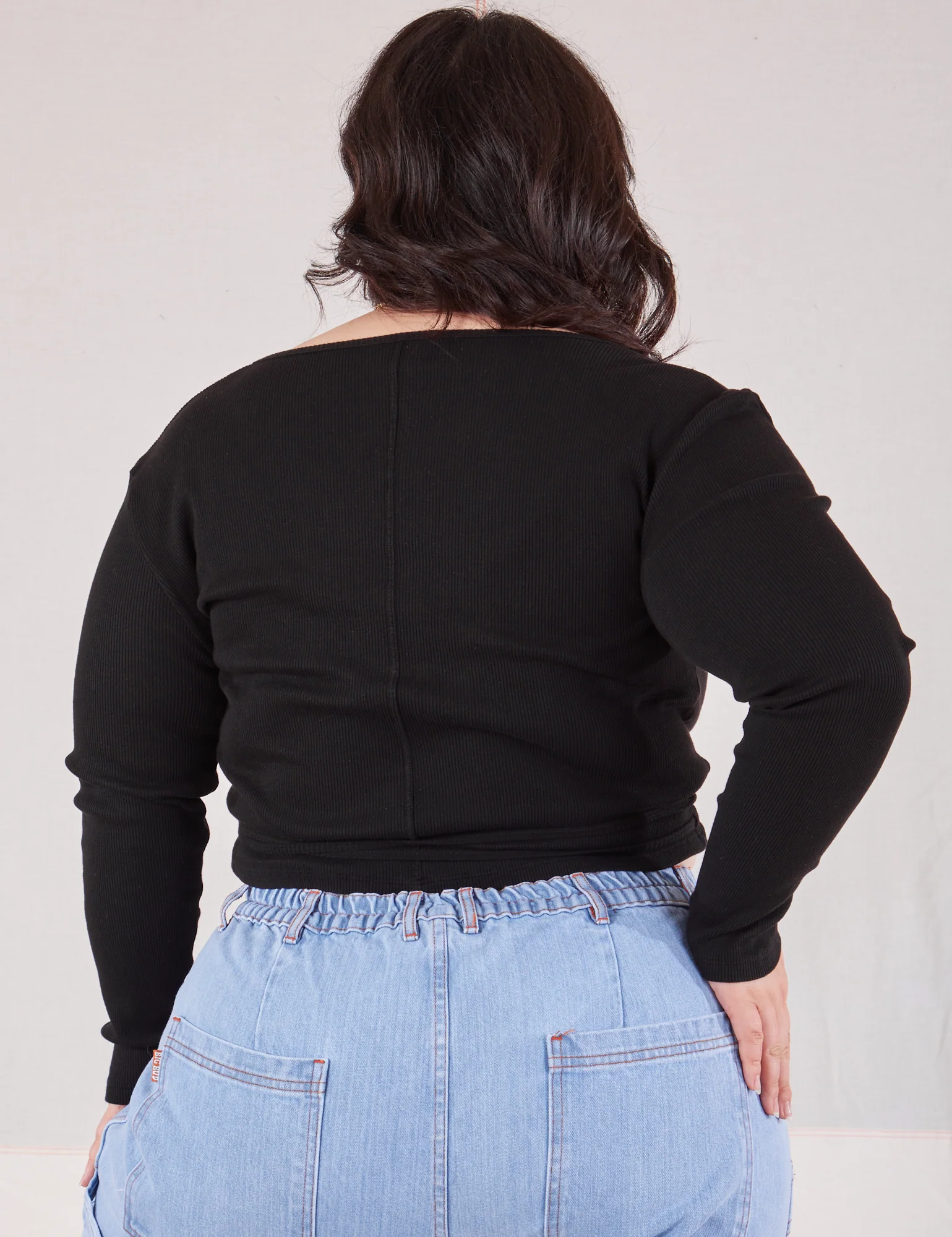 Wrap Top - Basic Black - Image 17