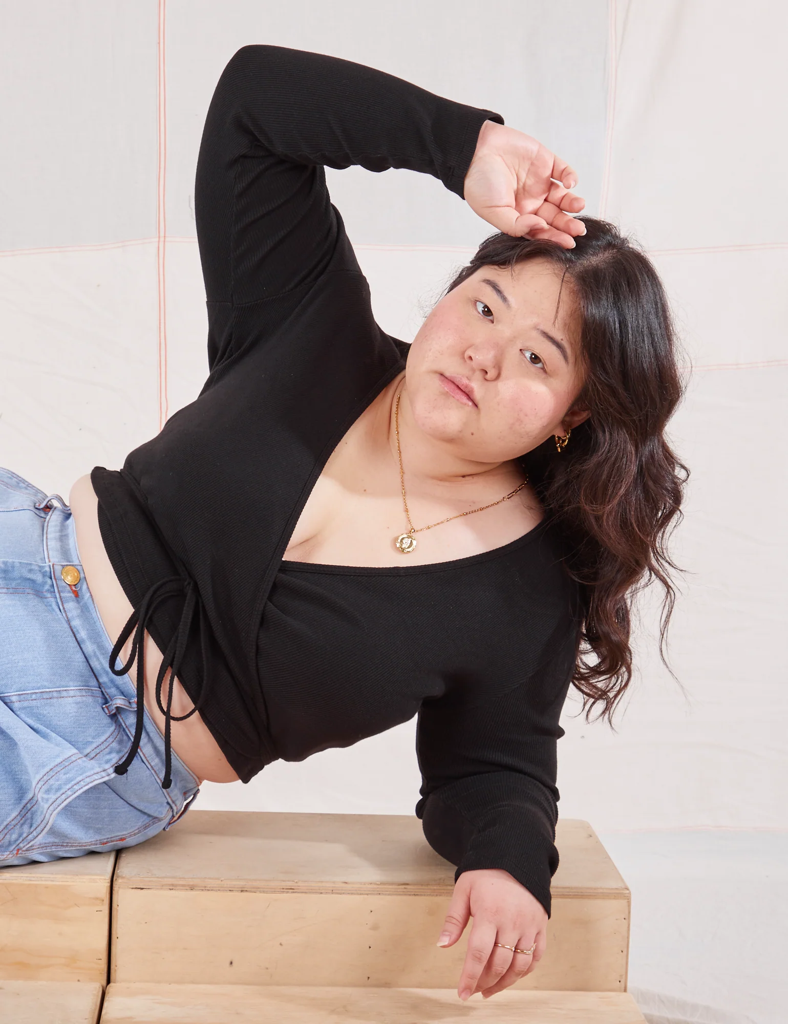 Wrap Top - Basic Black - Image 18