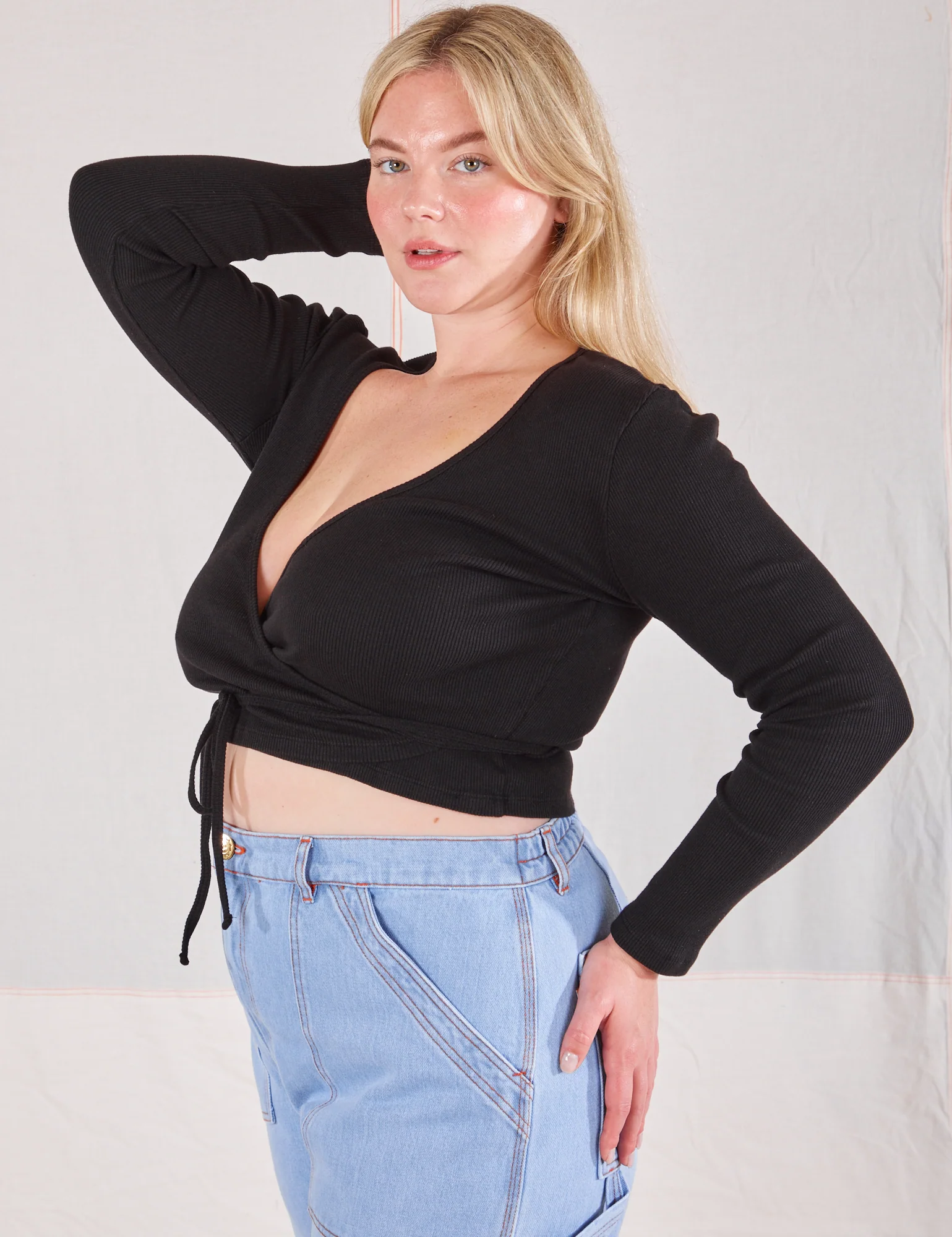 Wrap Top - Basic Black - Image 6