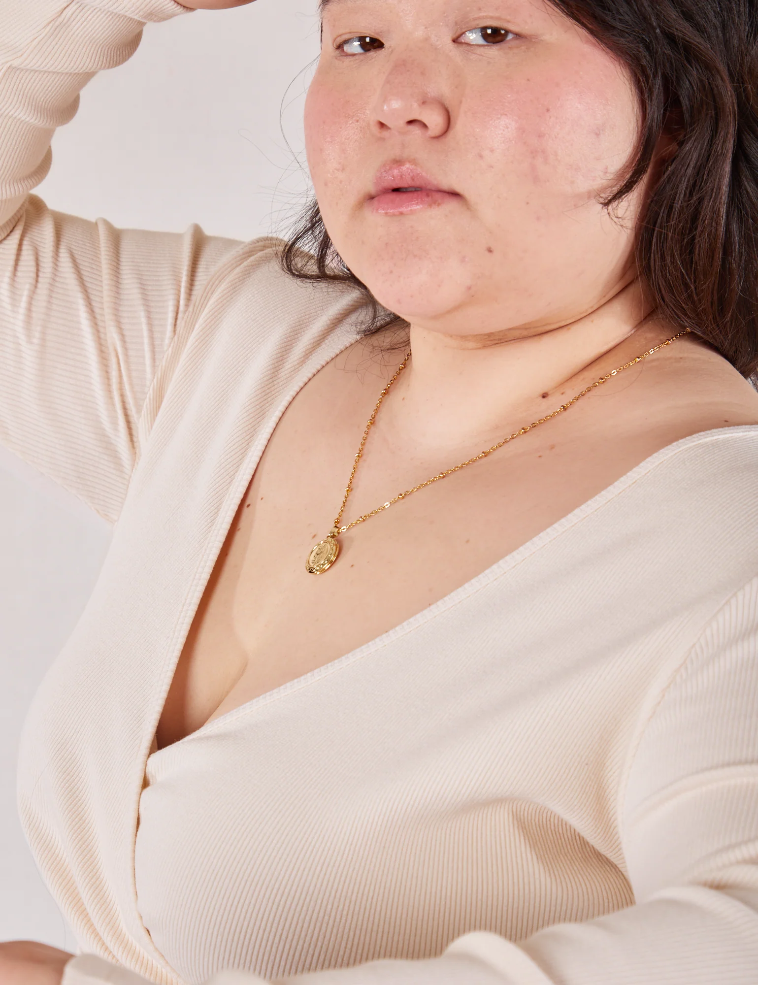 Wrap Top - Vintage Tee Off-White - Image 16