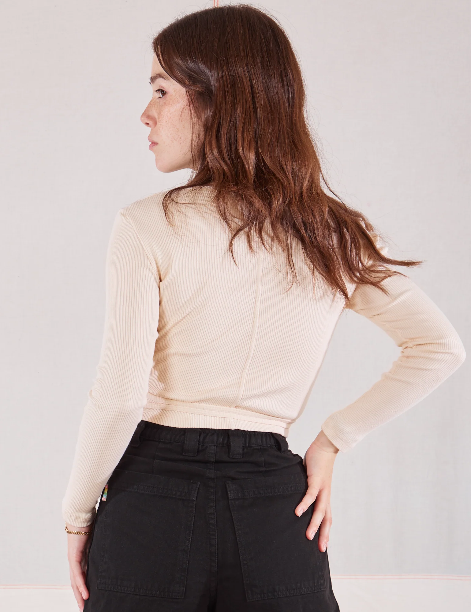 Wrap Top - Vintage Tee Off-White - Image 6