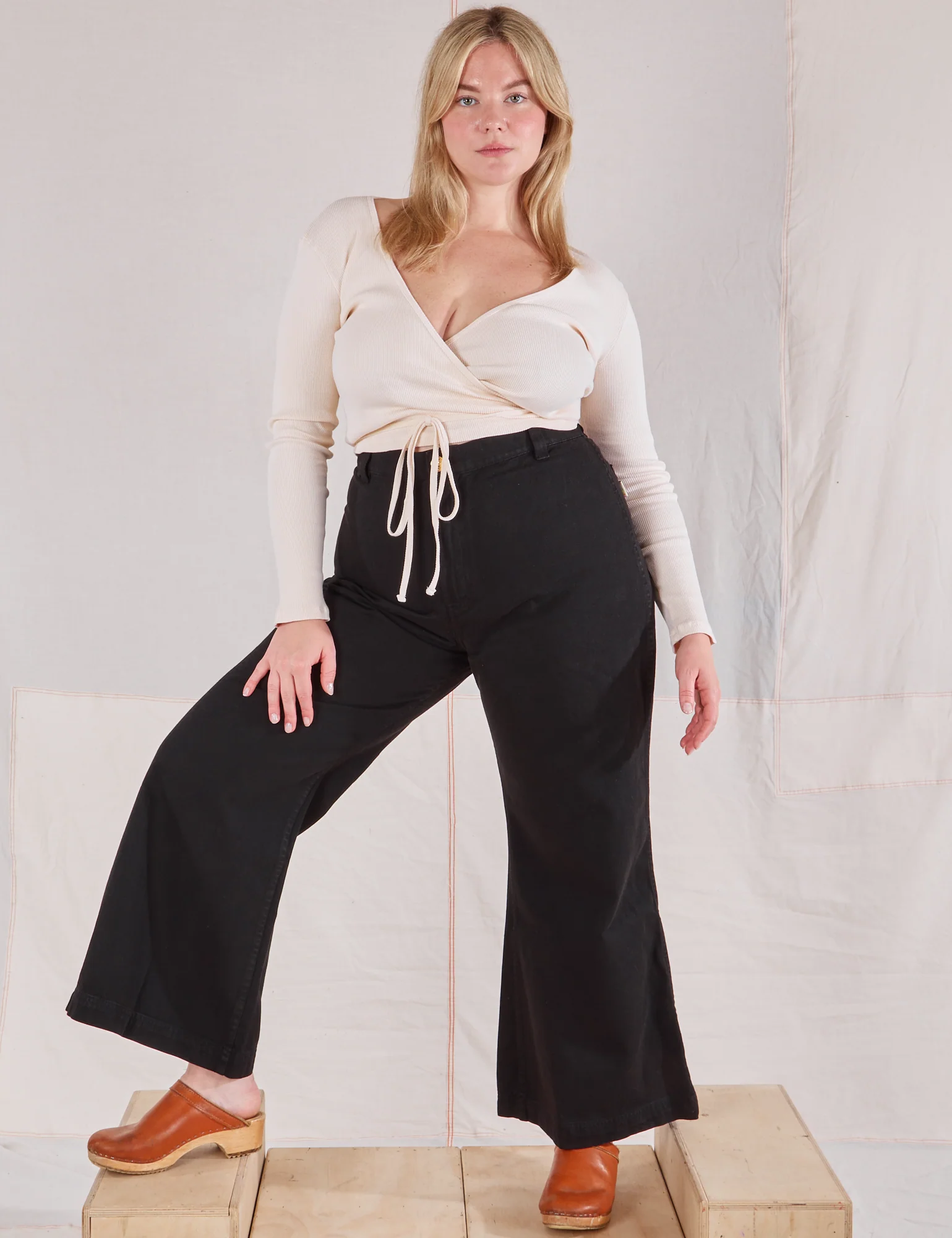 Wrap Top - Vintage Tee Off-White - Image 9